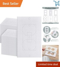 100 Pcs Foam Outlet Insulation Sealers Wall Gaskets for Light Switches