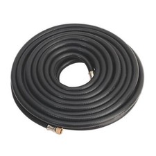 Image of Sealey Air Hose 15m x 8mm with 1/4"BSP Unions Heavy-Duty Rubber Alloy