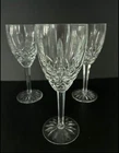 Waterford Crystal Araglin Wine Glass Goblet Vintage Mint 7 ⅛ “ - Set Of 3