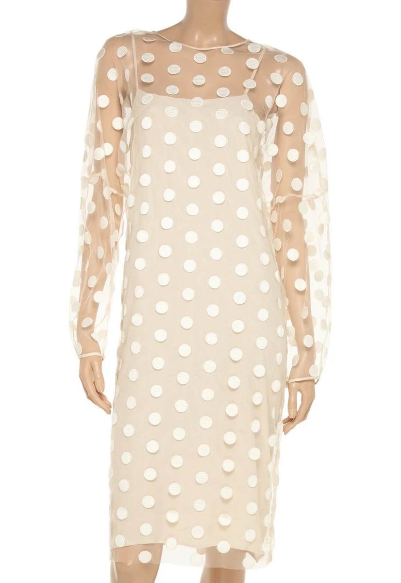 stella mccartney sheer polka dot dress Stella McCartney Kids, Polka-dot tulle dress, Kids, Black, Y 4, Girls' dresses, Silk