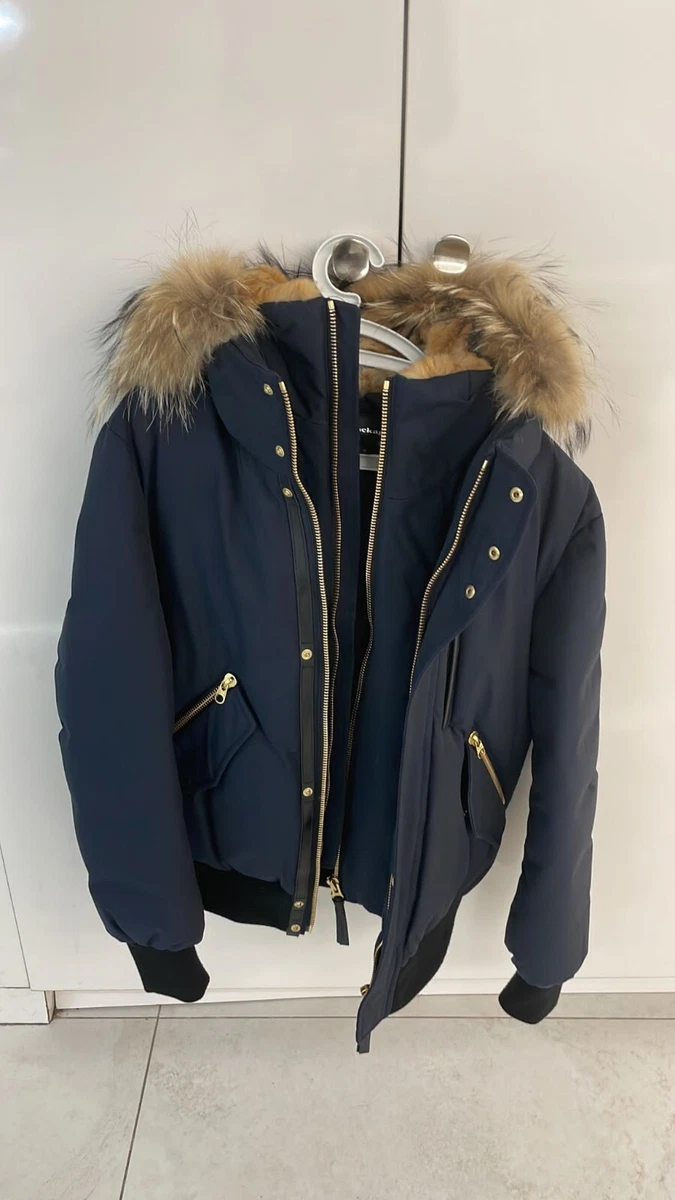 Mackage Mens Dixon Down Jacket In Blue Sz 38 | eBay