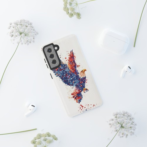 Bald Eagle USA Stars - Phone Ink Case for iPhone, Galaxy, Pixel - Picture 265 of 281
