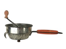 Foley Food Mill Masher Sifter Red Wooden Handles Minneapolis 1940s 5.5 x 3"