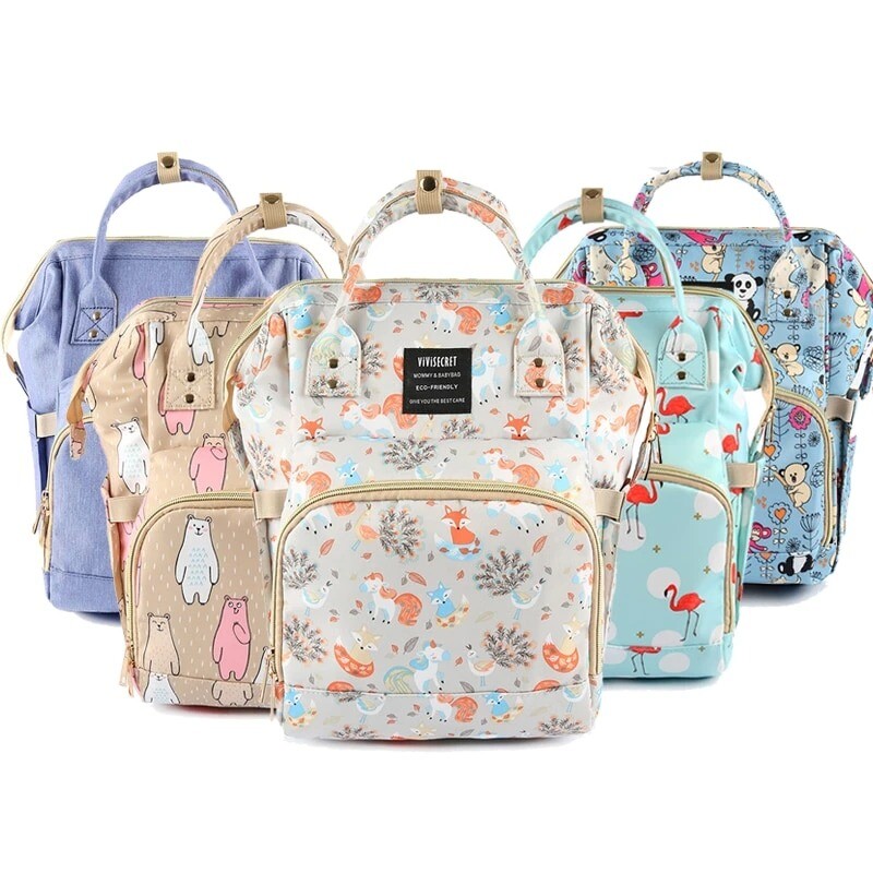 Diaper Bag Backpack For Moms Waterproof-image
