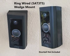 Ring Doorbell Wired 5AT3T5 Wedge Angle Bracket Mount 15 25 35 45 60 75 90 Degree