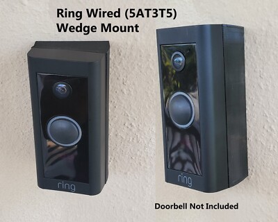 Ring Doorbell Wired 5AT3T5 Wedge Angle Bracket Mount 15 25 35 45 60 75 90  Degree