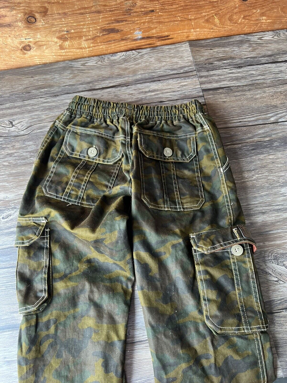 Tribal Gear Streetwear Cargo Camo Shorts Pants Size 30 Nice C23