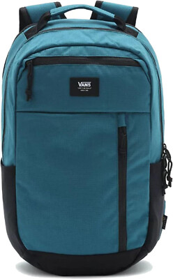 Vans Disorder Plus Blue Coral Ripstop Laptop Unisex Backpack (VN0A4MPIYAV) - NWT
