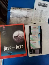 Aces of the Deep 1939-1945 U-Boat Game by Dynamix MS DOS 3.5" Big Box Game