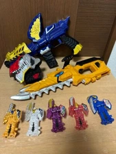 Power Rangers Dino Fury Ryusoulger DX Gold Mosa Blade Blaster Morpher Set BANDAI