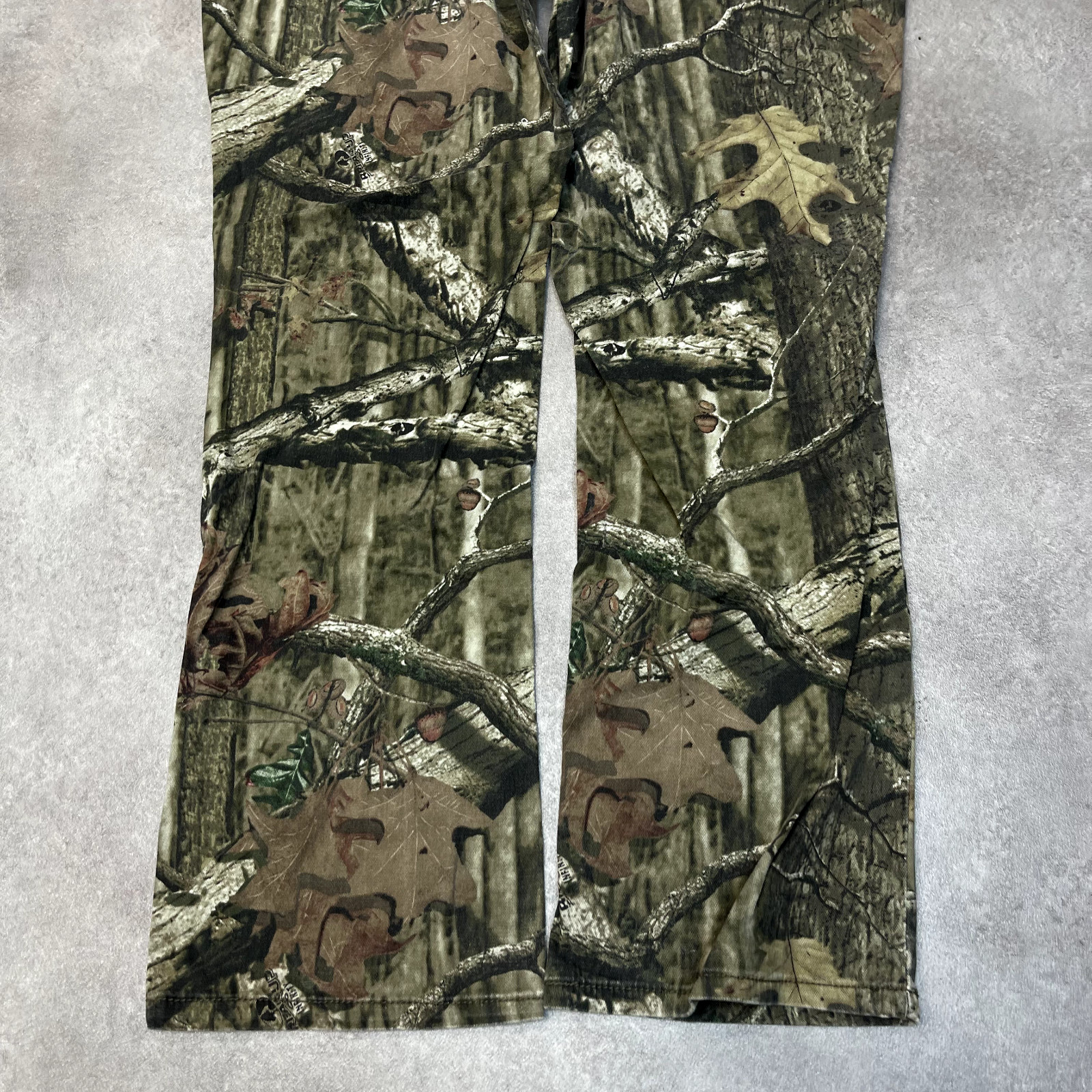 Real Tree Camo Cargo Trousers Mens Vintage Army Hunting Trousers, Green, 38" image 7