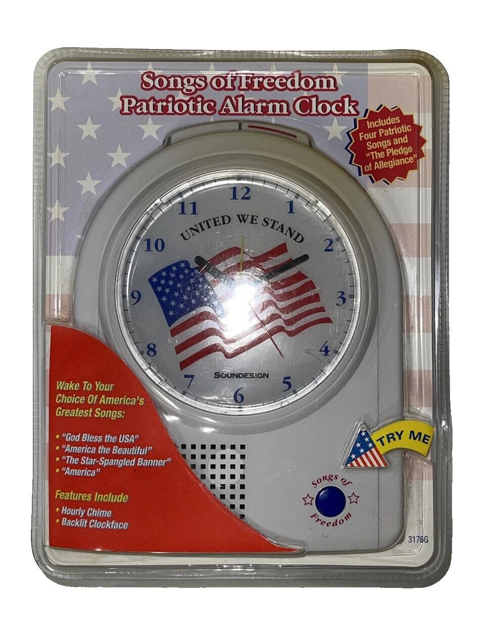 Relojes despertadores de blanco de los países y Radio Reloj