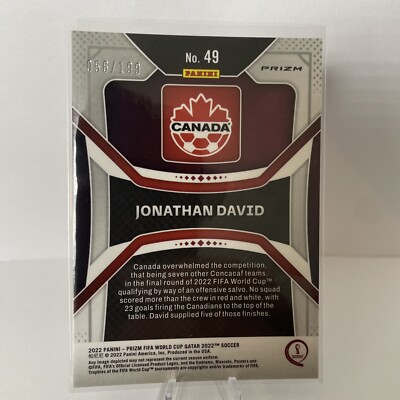 j david panini prizm Qatar RC 199シリ j david panini prizm Qatar RC 199シリ 2022 Panini Prizm World Cup