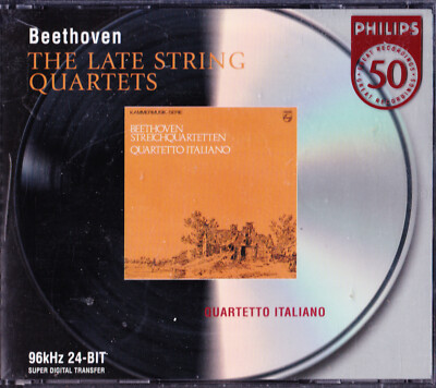 BEETHOVEN THE LATE STRING QUARTETS-QUARTETTO ITALIANO.3CD.