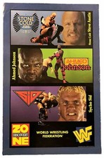 Póster de colección WWF Wrestling Discovery Zone 1997 Sid Stone Cold Ahmed Johnson