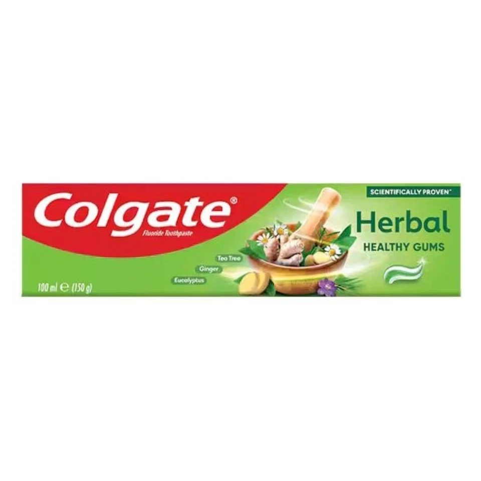 Colgate Herbal Toothpaste 100ml EUCALYPTUS, TEA TREE & GINGER Multi Buy