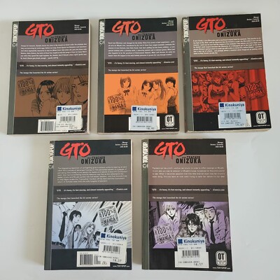 GTO Great Teacher Onizuka Vol 13 14 15 16 17 5 Set Tohru Fujisawa
