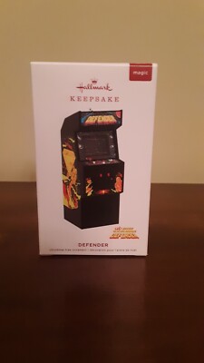 Defender Midway Classic Arcade Game Hallmark Keepsake Christmas Ornament 2019