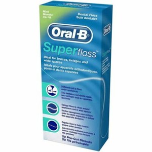 Oral-b interdentaal floss Super 50 stuks (4103330017369)