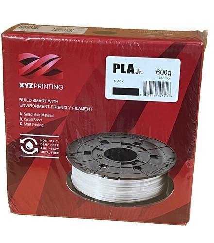 XYZ Printing PLA カーボンファイバー 600g ブラック（2つ） XYZ Printing PLA Jr. 600g Black Filament 1.75mm For XYZprinting