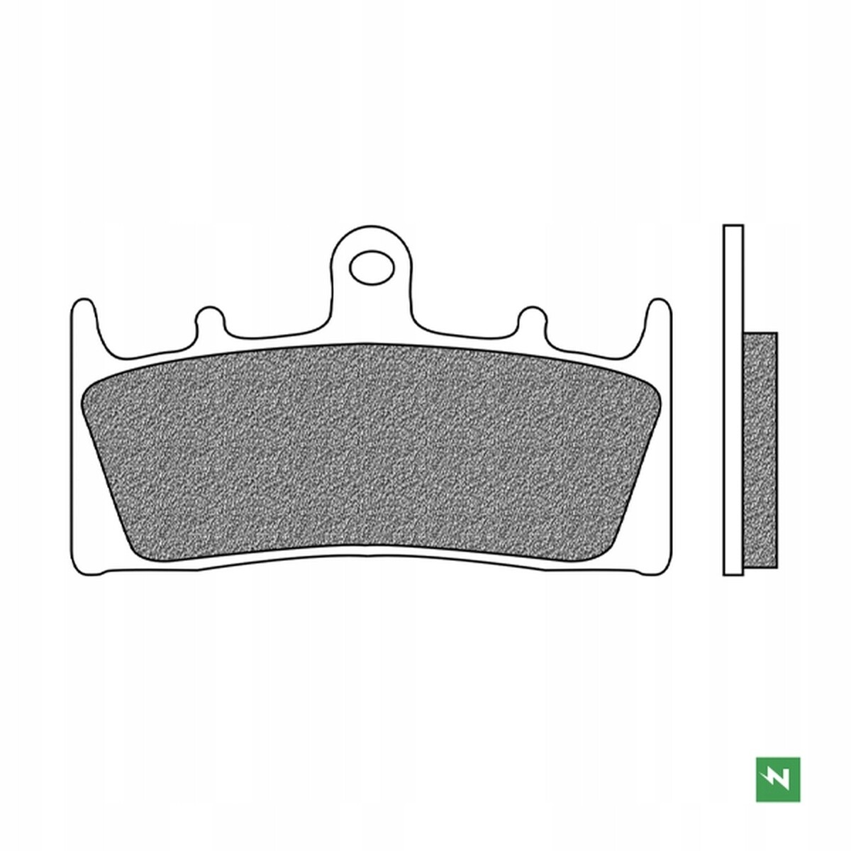Plaquettes de frein avant KH188 à haute friction thermique pour ZRX 1100