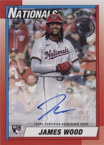 JAMES WOOD RC AUTO REDEMPTION 2025 Topps Archives Signature Series