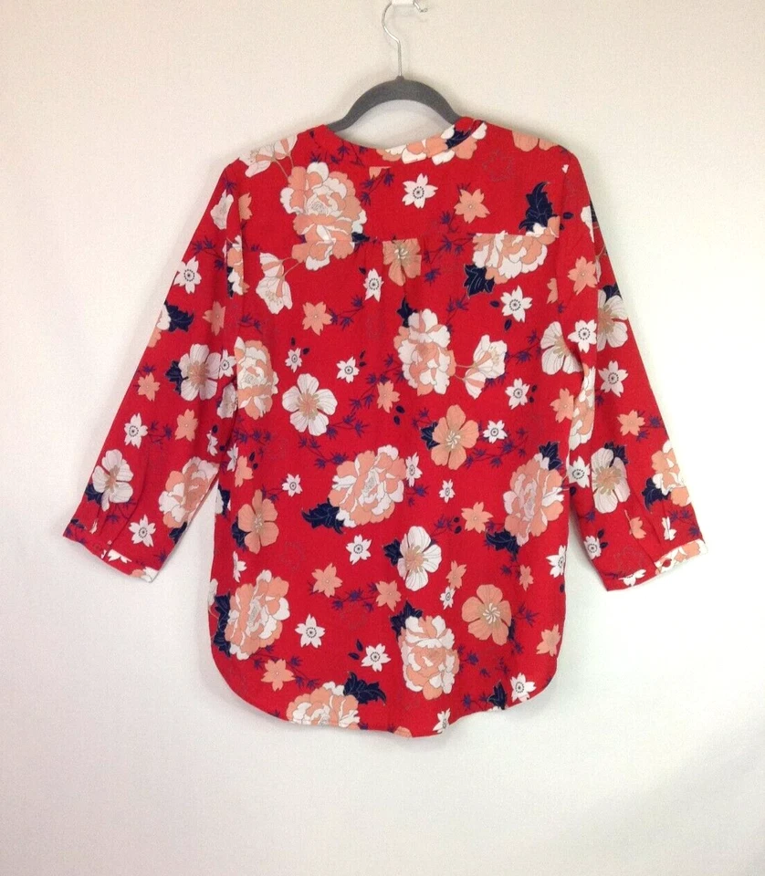 Blusa Floral Katherine Barclay Talla XL Foto 2 de 4