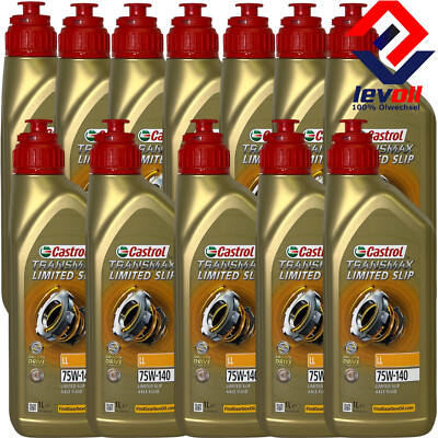 12x1 Liter Castrol Transmax Limited Slip 75W-140 Getriebeöl  Vollsynthetisch
