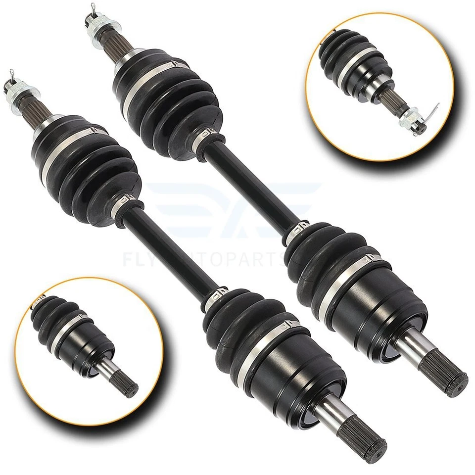 2x ejes de unión delanteros diestros LH CV para Honda Rancher 350 TRX350FE 2000-2005 4x4 ES Foto 2 de 4