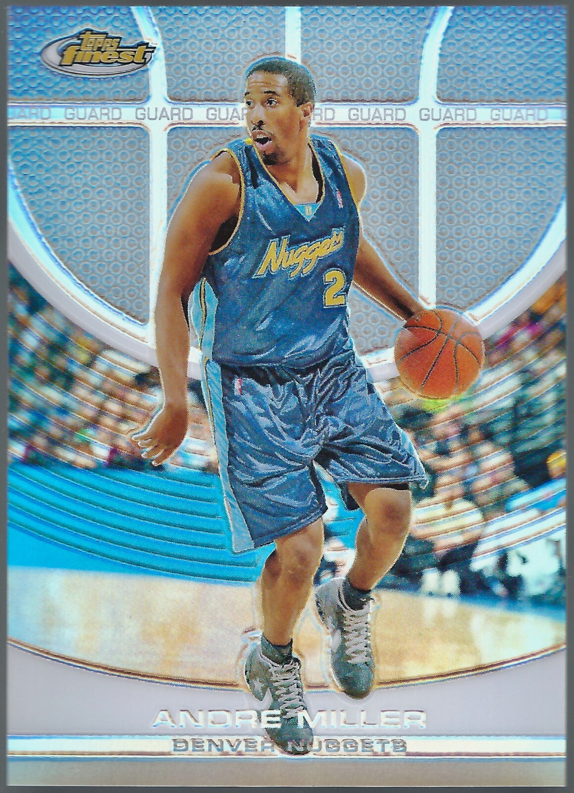 2005-06 Topps Finest Refractor Andre Miller Parallel Card #99 #'d 230/349