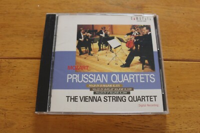 VIENNA STRING QUARTET - MOZART PRUSSIAN QUARTETS (CD, JAPAN) VG K575/K589/K590