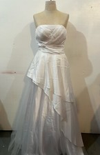 Cinderella fashion strapless gown wedding white dress size 6 NWT