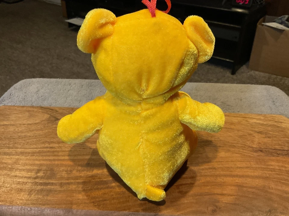 Yellow 6" Plush Teddy Bear Stuffed Animal Toy - Image 3 of 3