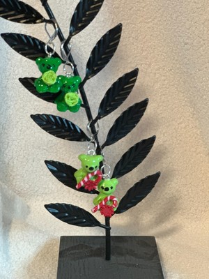 Unique, handcrafted, polymer clay Gummy Bear earrings