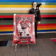 2021 Panini Prizm Draft Picks DeVonta Smith All American Ruby Wave Rookie