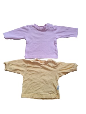 2 X Dopodopo Doggy Dog Langarm Blusen TShirt Pullover Oberteil Set Paket 56/62