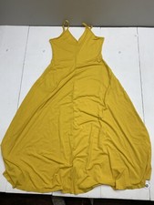 Shein Womens Yellow Flare Dress Size Large