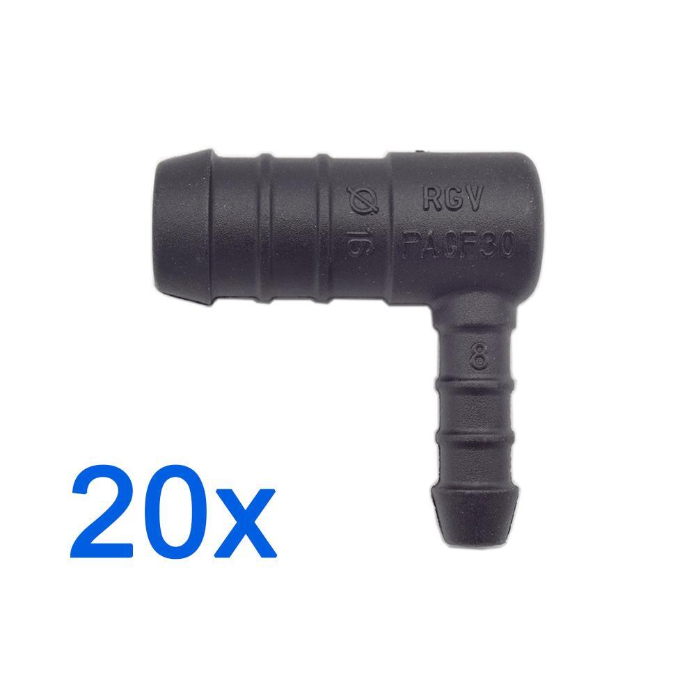 3x Schlauchverbinder RGV 18 Mm 20 Mm Gerade Reduziert 74mm
