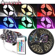 5M 300 LED Strip Light 3528 SMD 300leds RGB Ribbon Tape Roll Waterproof DC 12V