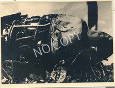 Foto WK II Wehrmacht Doppelstern Motor 1,70 abgeschossene Rata Flugzeug J1.35