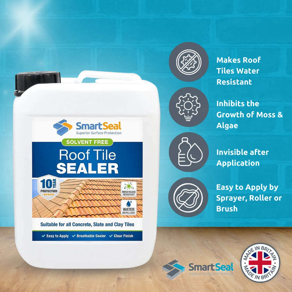 SmartSeal Roof Sealer 10yr+ Protection for all type of Roof Tile (Sample +4size) - Image 2 of 4