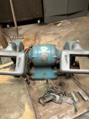 Skil model 22 6 inch bench grinder vintage grinder
