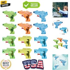 12 Packs Water Gun for Kids Squirt Toys Outdoor Beach Swimming Pool Game Summ...