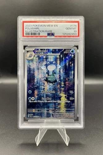 PSA 10 GEM MT 💎 - Poliwhirl 176/165 Scarlet & Violet 151 Illustration Rare