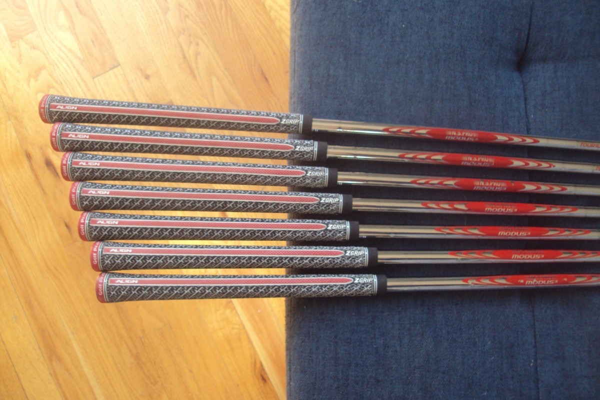 Ping S55 White Dot irons 4-PW Modus 105g x-stiff steel std length