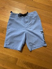 Hurley blue board shorts adjustable boys size 6