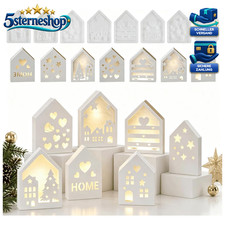 Silikonformen Gie&szlig;formen Hausmotive 8 St&uuml;ck f&uuml;r DIY Basteln Backen