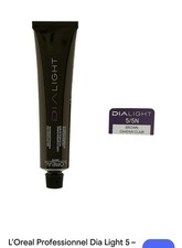 NEW LOREAL PRO DIA LIGHT DEMI-PERMANENT ACIDIC GEL-CR ME COLORANT 5/5N BROWN