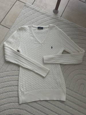 Ralph Lauren Pullover Weiß S/M Neuwertig
