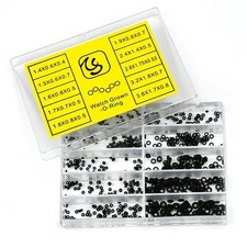 Mini Rubber O Ring Watch Crown Seals Waterproof Gasket Repair Tool Kit Parts